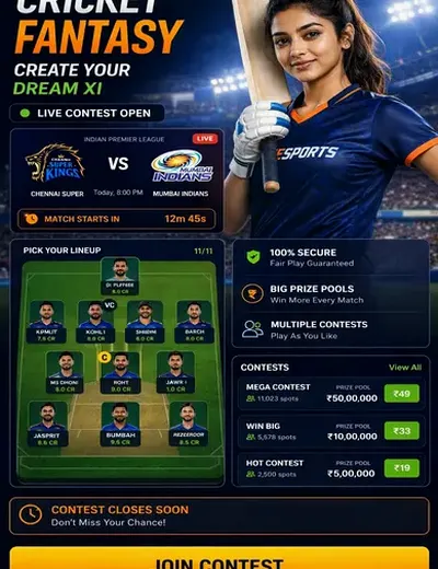 Khelo24365 (khelo24 365) fantasy cricket & matchday visual 3